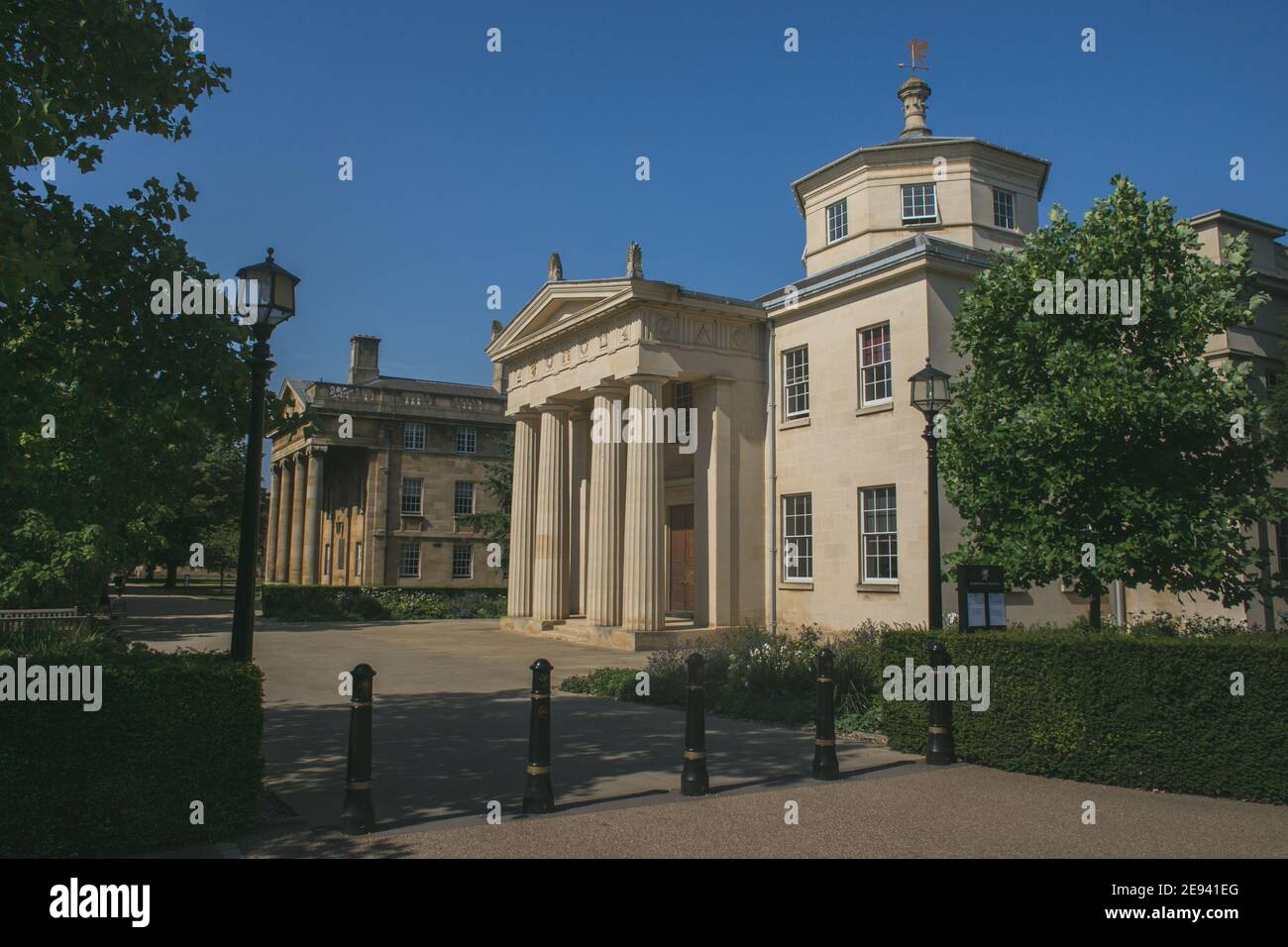 Bibliotheksgebäude des Downing College in Cambridge, England, Großbritannien. Stockfoto