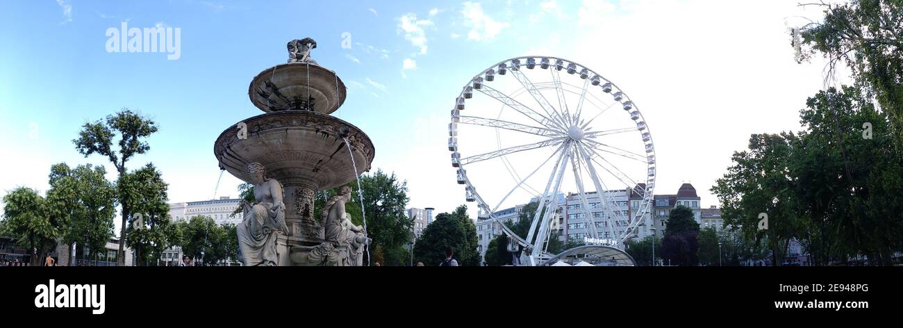 Budapest Eye, Riesenrad, Ungarn Stockfoto