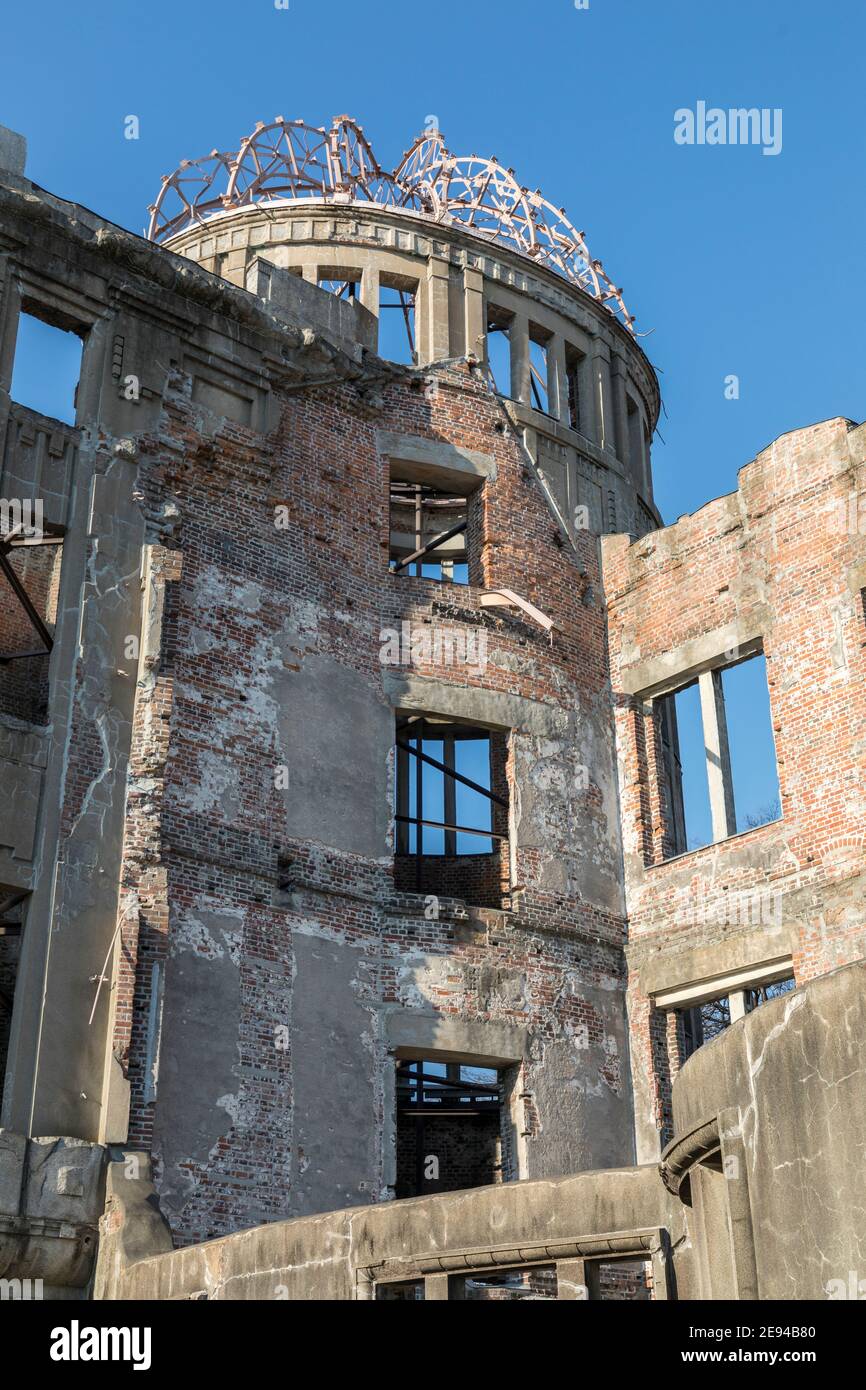 Hiroshima Peace Memorial, Atombombendom, Hiroshima Peace Memorial Park, Japan Stockfoto