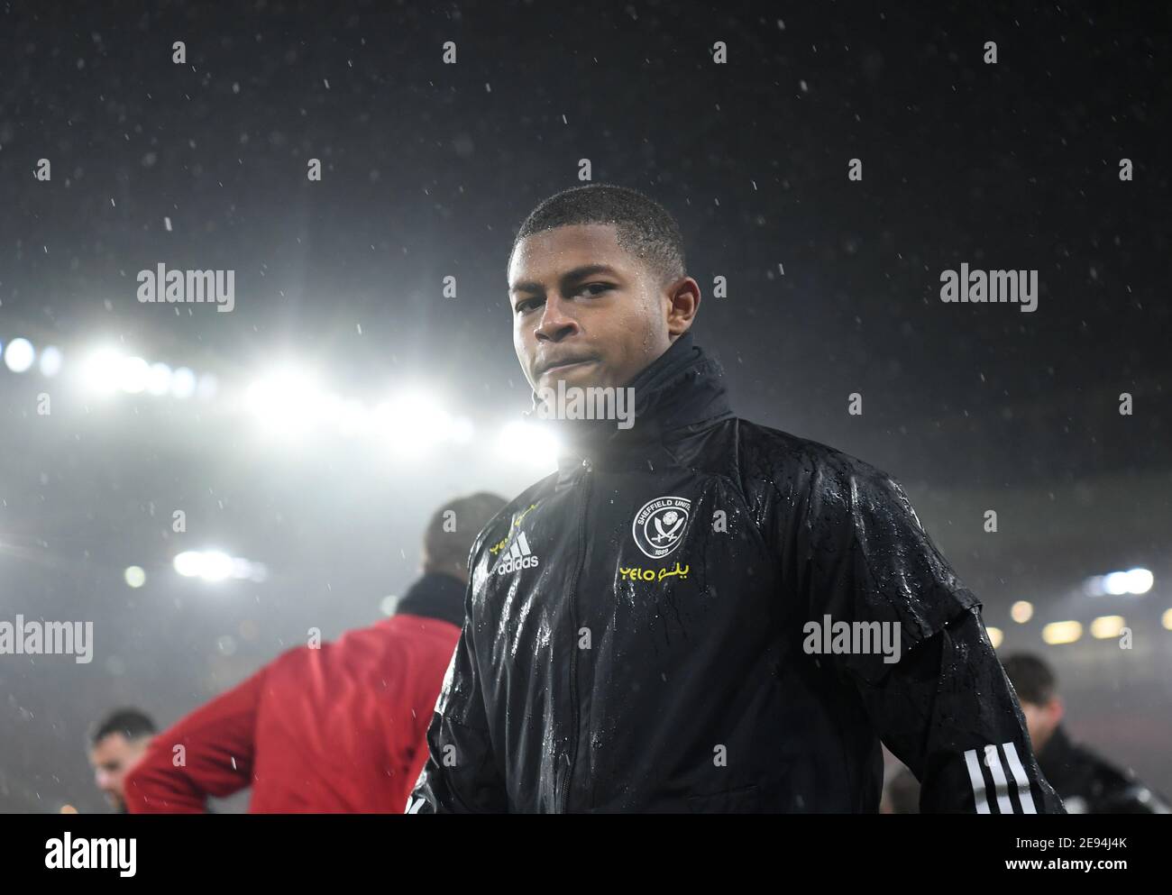 Rhian Brewster von Sheffield United während des Premier League-Spiels in der Bramall Lane in Sheffield. Bilddatum: Dienstag, 2. Februar 2021. Stockfoto