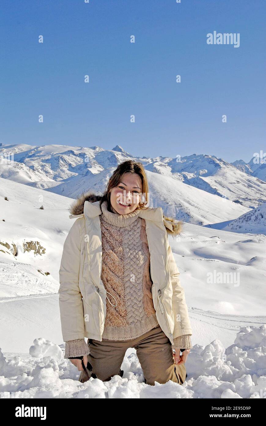 Shirley Bousquet beim 9. Internationalen Comedy Film Festival in L'Alpe d'Huez, Frankreich, am 19. Januar 2006. Foto von Bruno Klein/ABACAPRESSCOM. Stockfoto