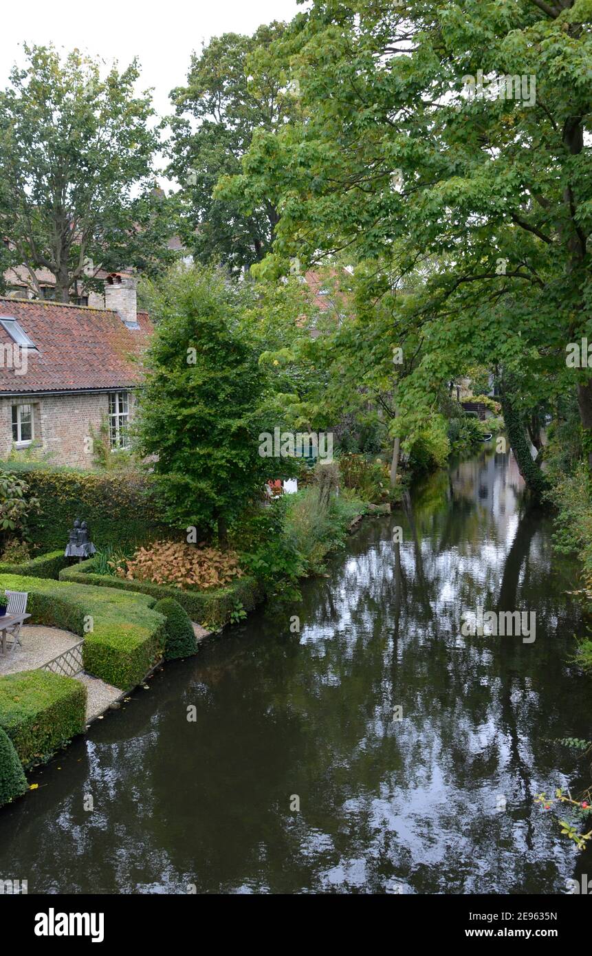 Brügge, Belgien, eine wunderschöne mittelalterliche Stadt Stockfoto