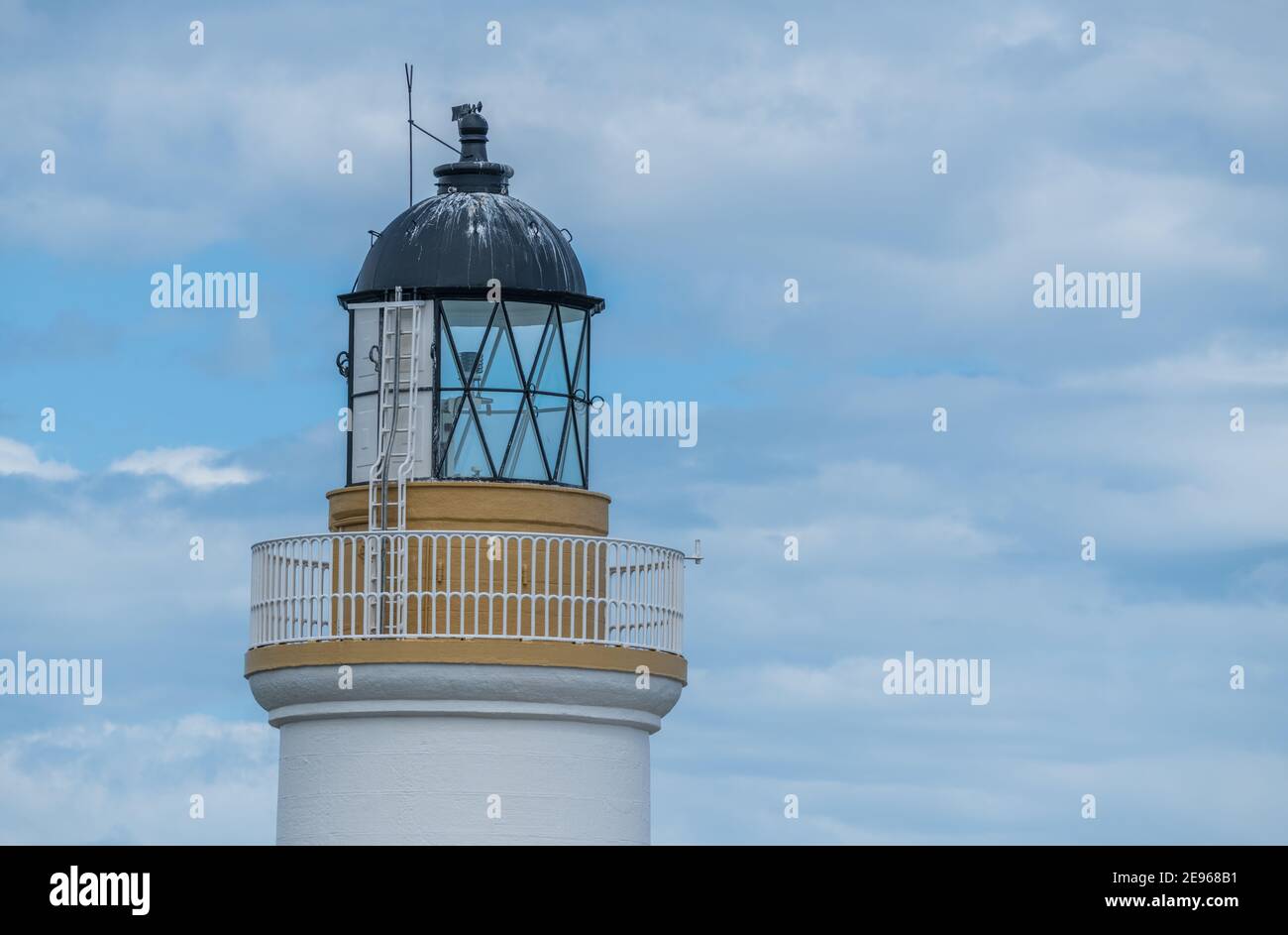 Chanonry Point Lighthouse, Moray Firth, Schottland Stockfoto