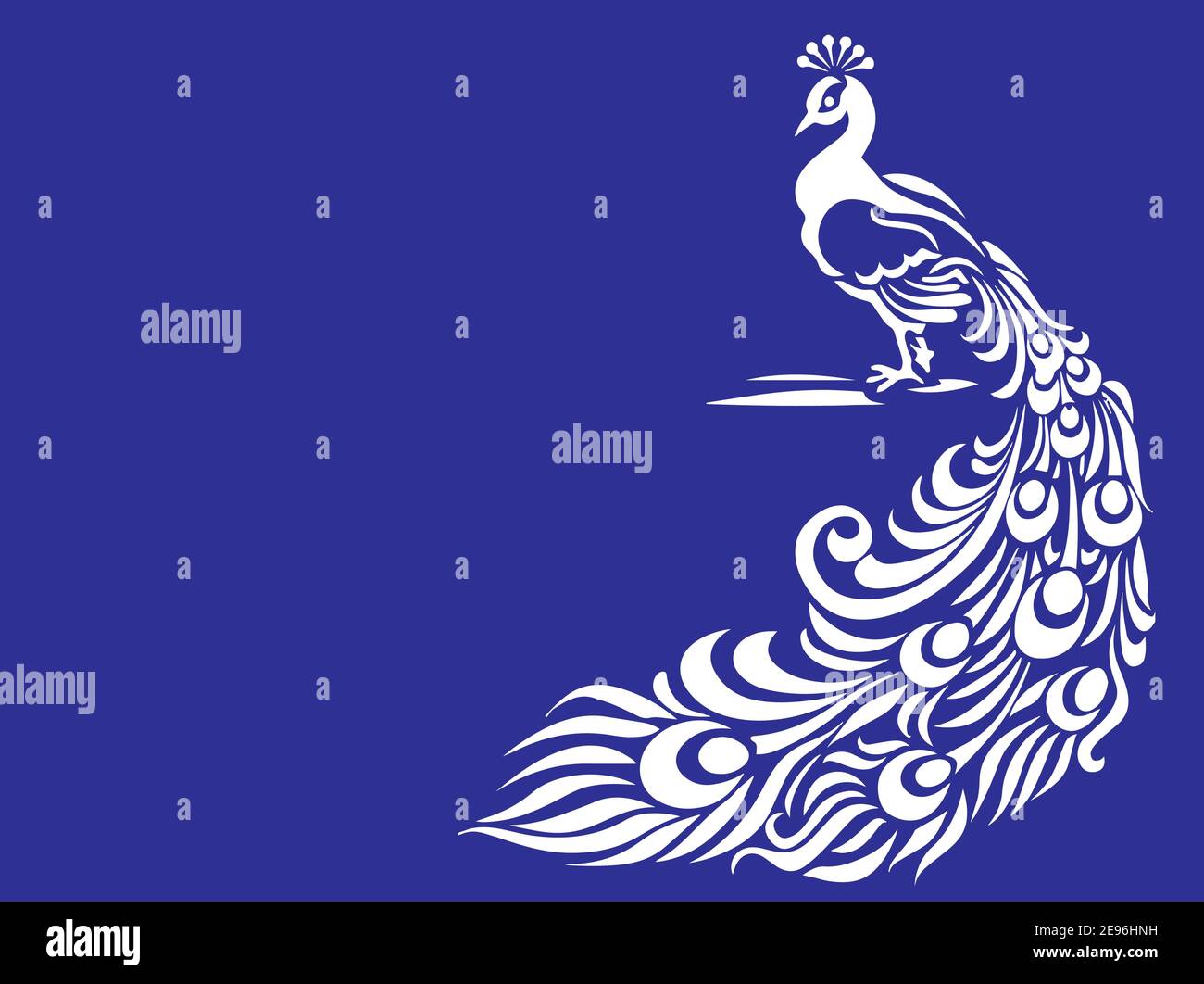 Saree Bordüre von Pfau mit Federn - Indische traditionelle und kulturelle Rangoli, Alpona, Kolam oder Vogel Motiv. pfau Motiv. Traditioneller Pfau Stock Vektor