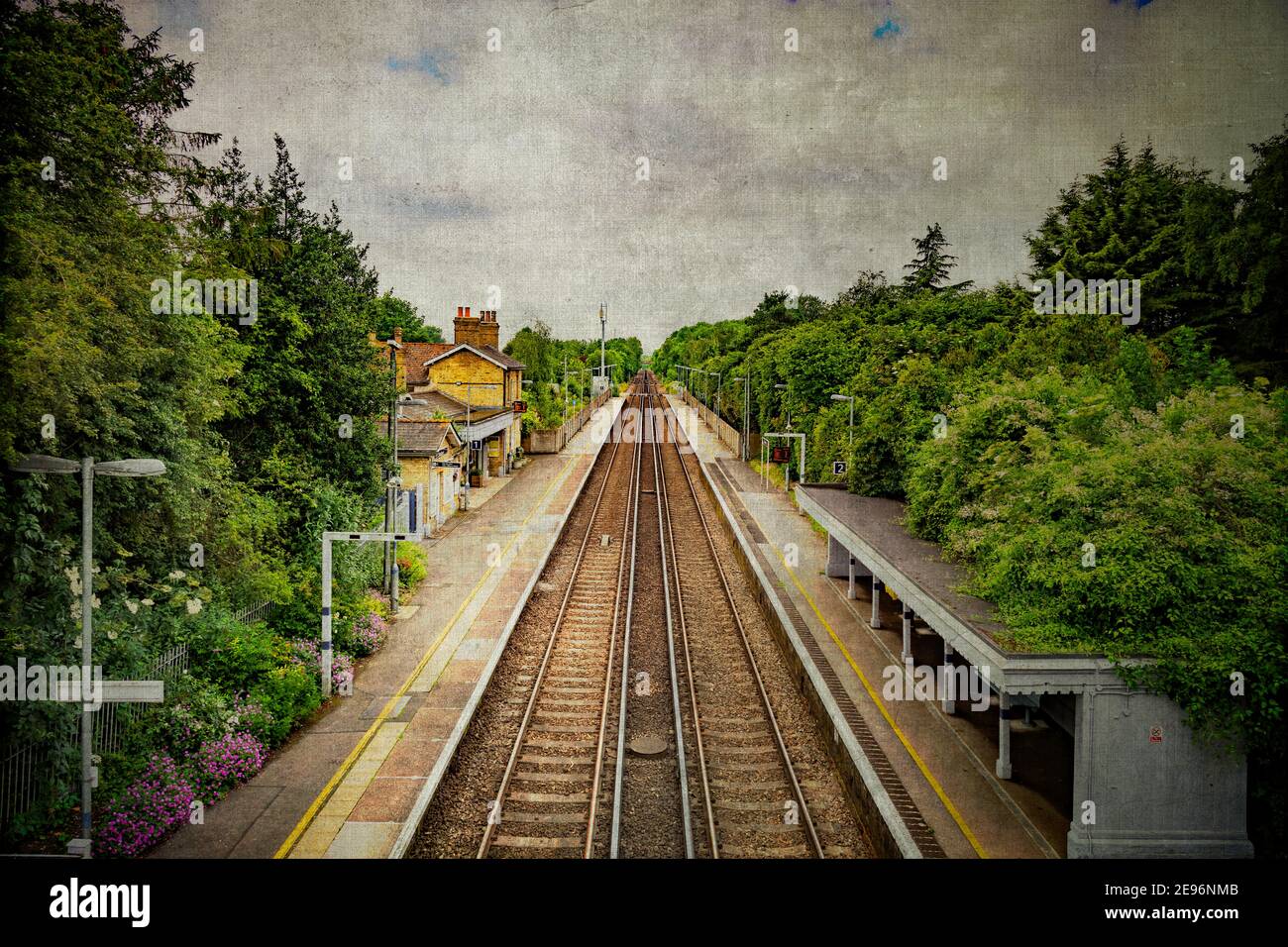 Sole Street Bahnhof, Kent, Großbritannien Stockfoto