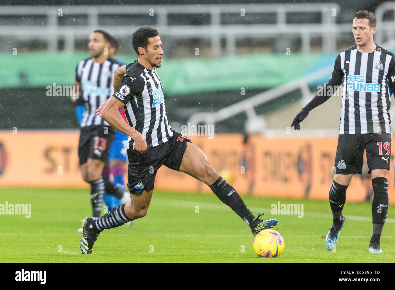 2nd. Februar 2021; St James Park, Newcastle, Tyne and Wear, England; English Premier League Football, Newcastle United gegen Crystal Palace; Isaac Hayden von Newcastle United Stockfoto