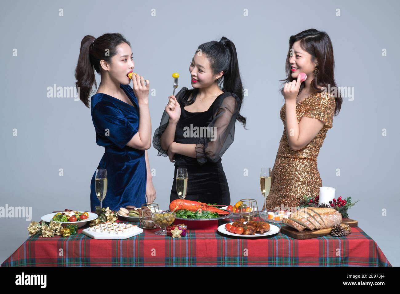 Mädchen, Damen Party Konzept Stockfoto