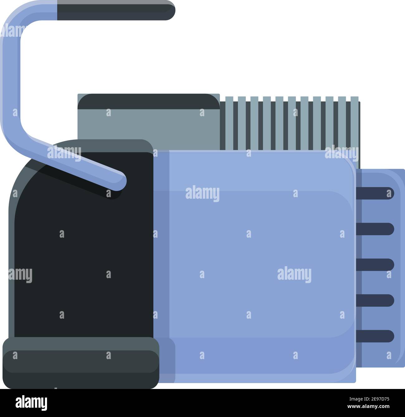 Symbol für tiefen Kompressor. Cartoon von tiefen Kompressor Vektor-Symbol für Web-Design isoliert auf weißem Hintergrund Stock Vektor