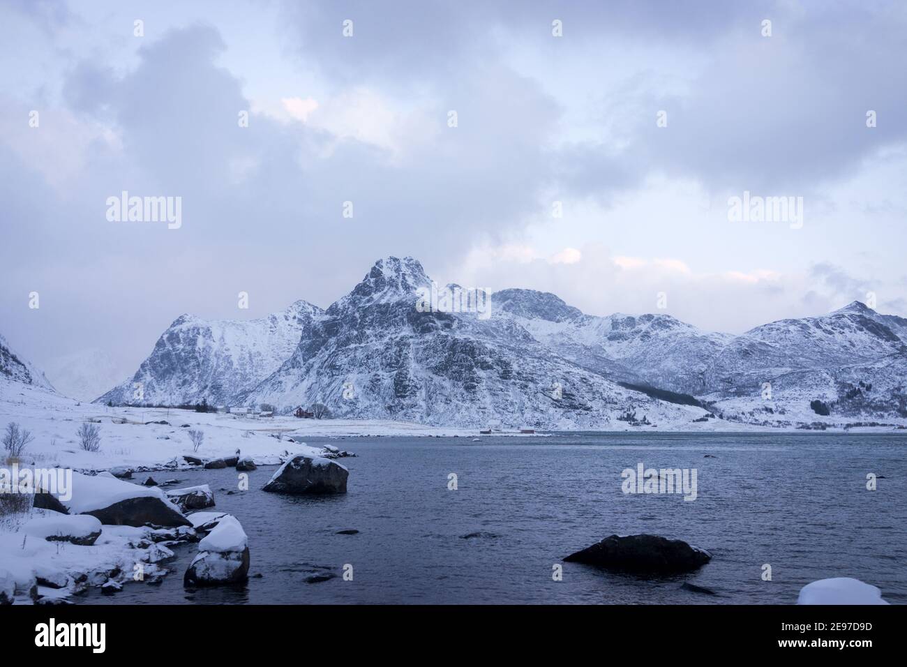 Schöne unberührte Natur im Norden Skandinaviens Stockfoto