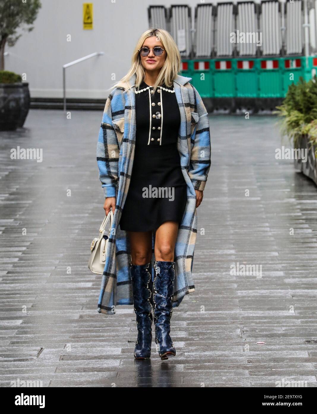 Ashley Roberts, Global Radio Studios, London, Großbritannien, 02. Februar, Foto von piQtured Stockfoto