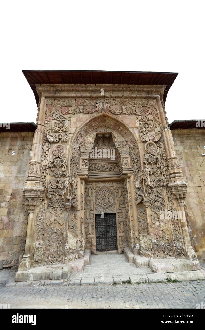 Divrigi große Moschee Anatolische Seldschuken-Periode, wurde im 13th Jahrhundert erbaut. Die Moschee steht auf der UNESCO-Liste des Weltkulturerbes. Sivas, Türkei. Stockfoto