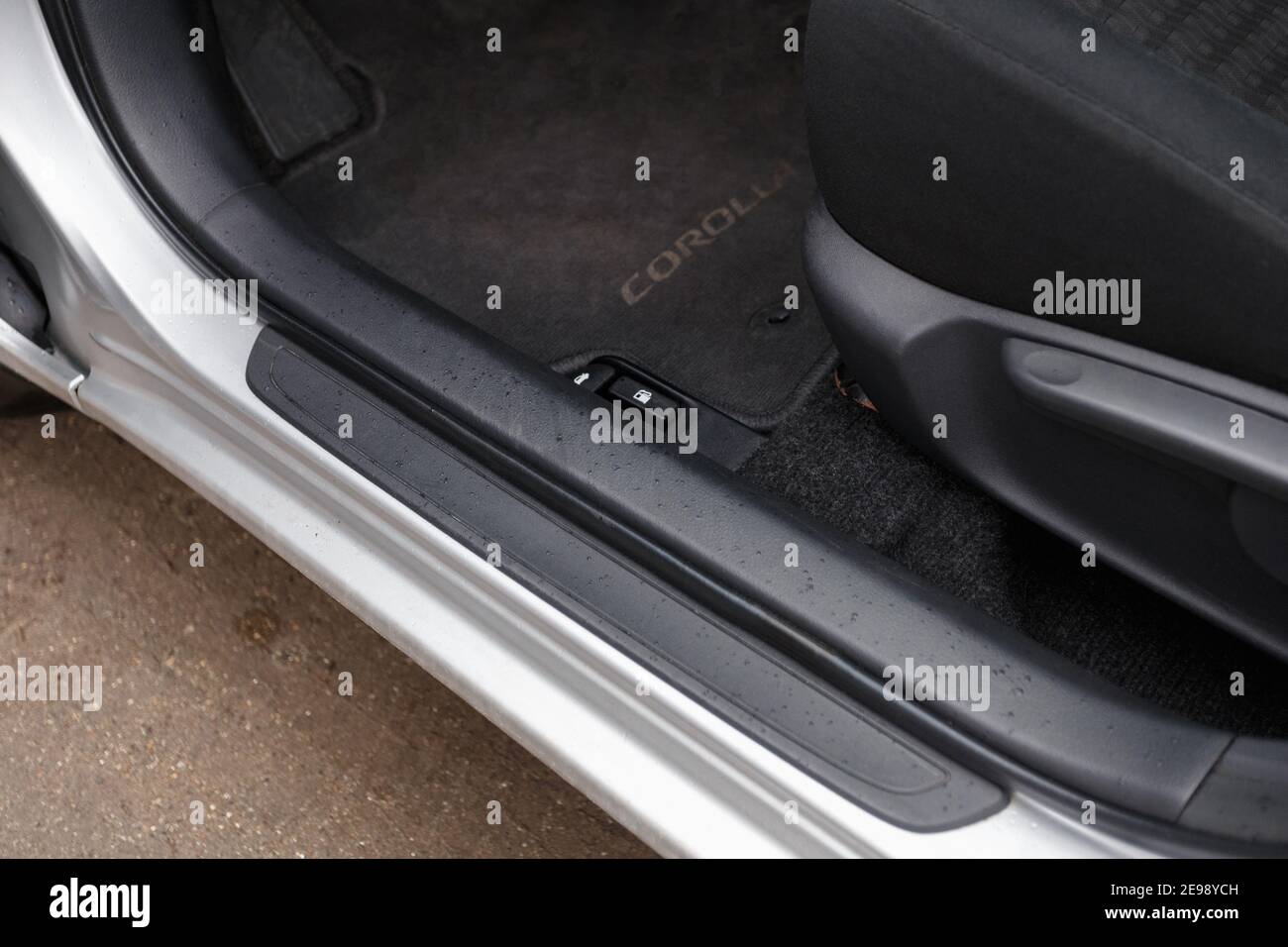 Dnipro Ukraine 25 Januar 2021 Toyota Corolla 2011 Silber Innenraum Stockfotografie Alamy