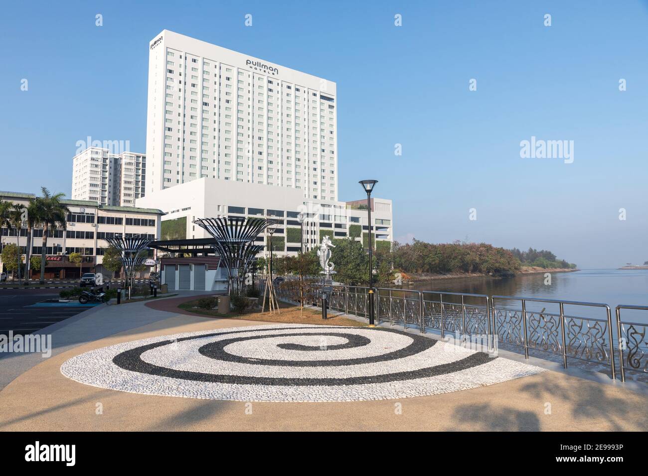 Pullman Hotel, Miri, Malaysia Stockfoto