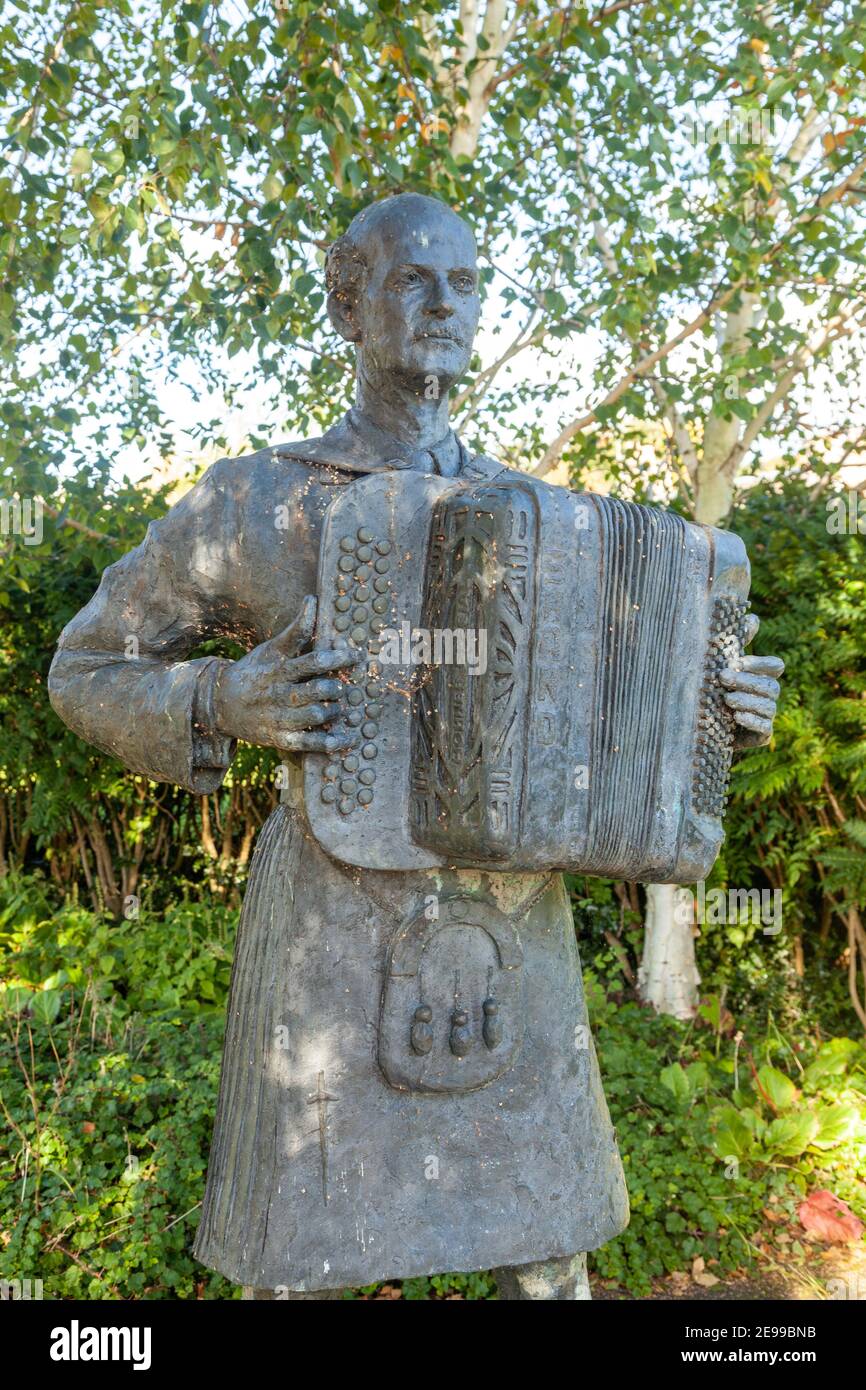 Jimmy Shand Memorial Statue, Auchtermuchty Stockfoto
