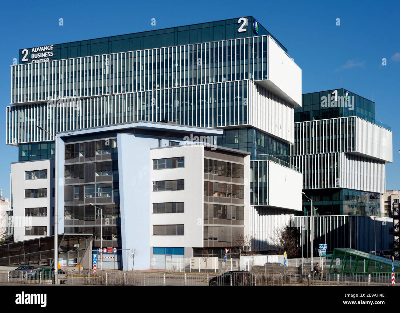 Advance Business Center oder Center neues modernes Bürogebäude von GTC Group im Sofia Business Park in Sofia Bulgarien Europa EU ab Januar 2021 Stockfoto