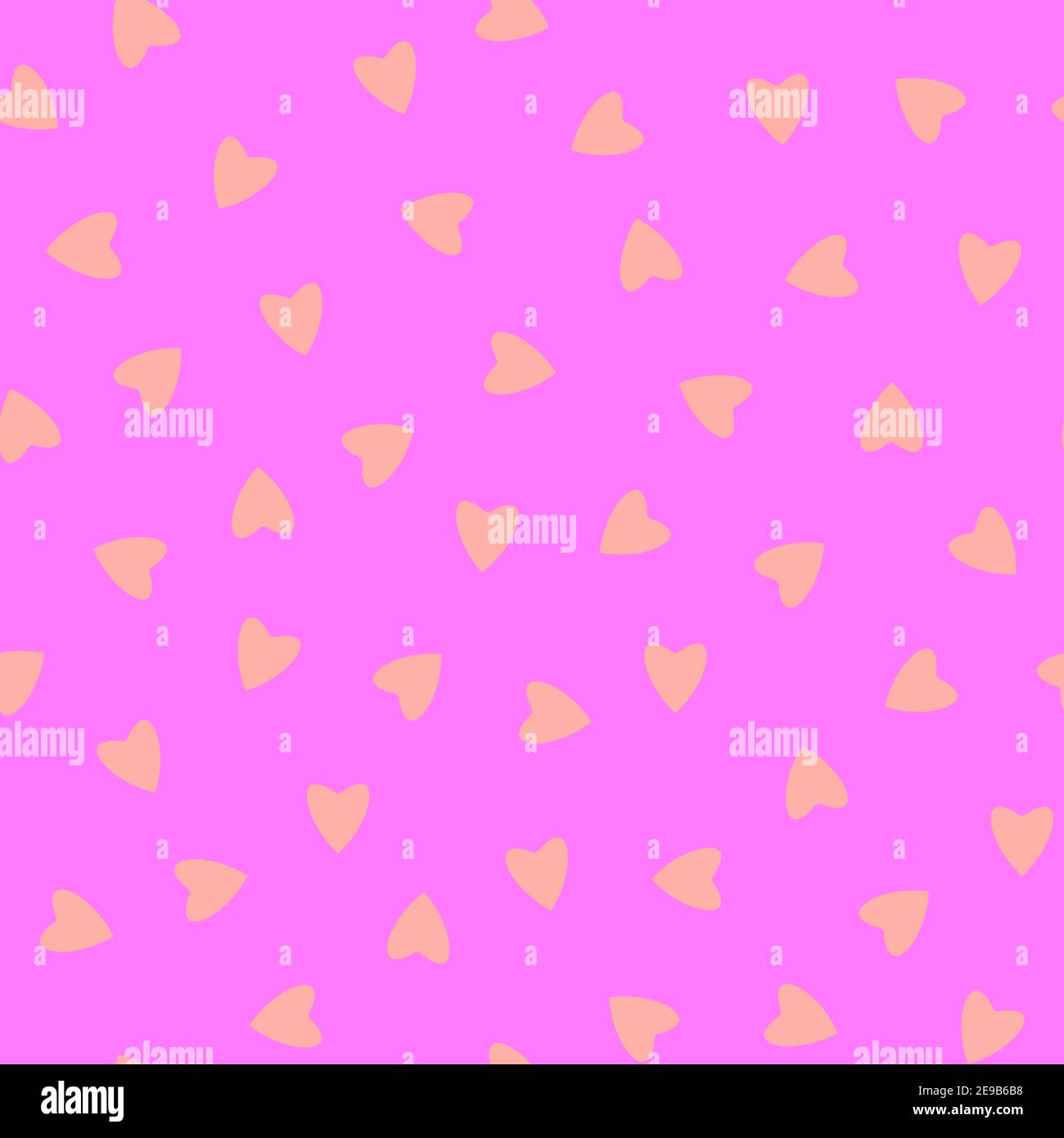 Einfache Herzen nahtlose Muster, endlose chaotische Textur aus winzigen Herzen Silhouettes.Valentines, Muttertag background.Great für Ostern, Hochzeit, Schrott Stockfoto