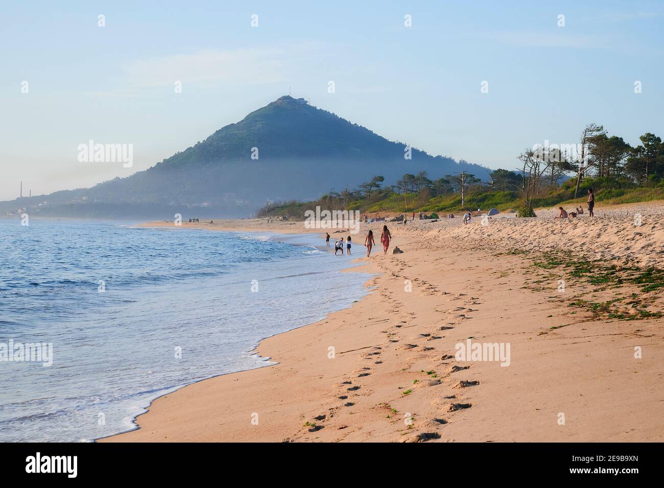 Fotos vom Strand von Moledo Stockfoto