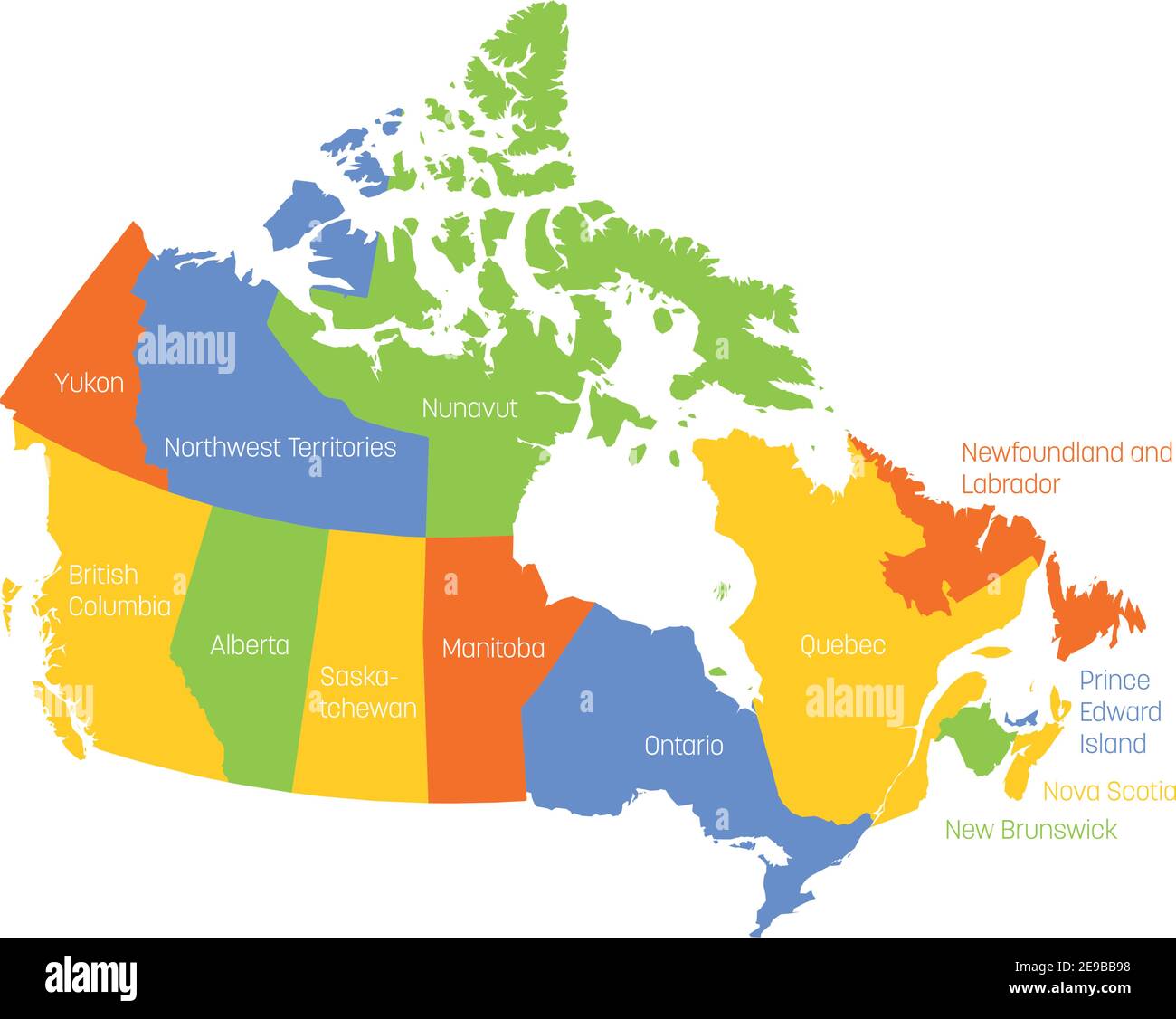 Provinz Und Stadt In Kanada 6 Buchstaben Kreuzworträtsel Karte von Kanada in 10 Provinzen und 3 Territorien aufgeteilt