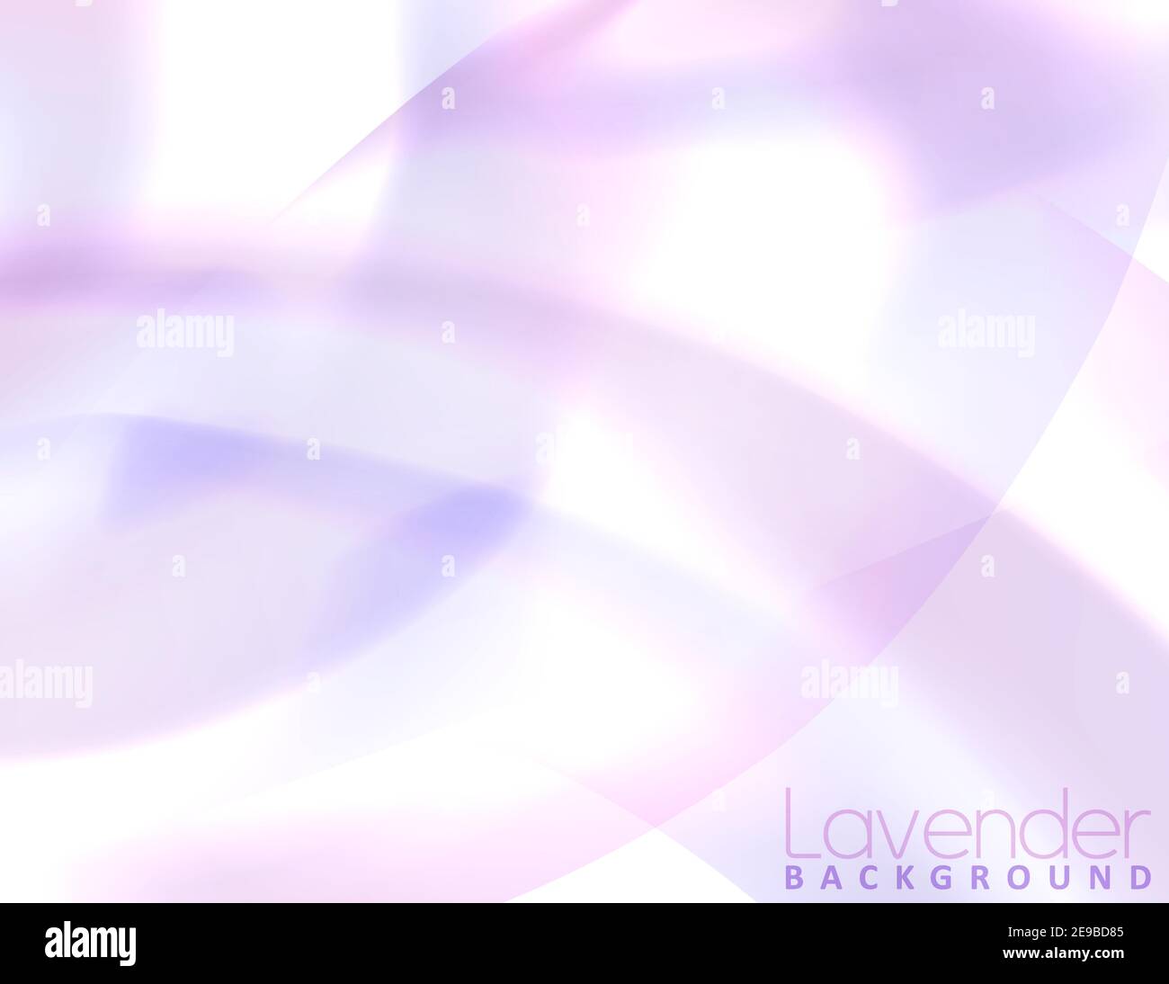 Abstrakter Lavendel und heller violetter Hintergrund. Dezente Vektorgrafik Pastellmuster Stock Vektor