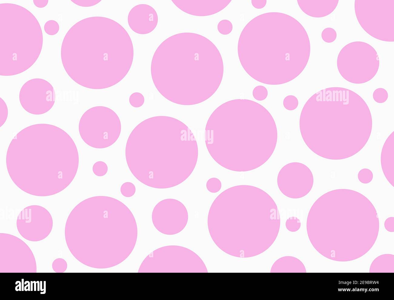 Nahtlose Punkte Muster rosa Hintergrund, Runde Kreis Weiß Pink Textur Design Grafik moderne digitale abstrakte rosa Hintergrund Stockfoto