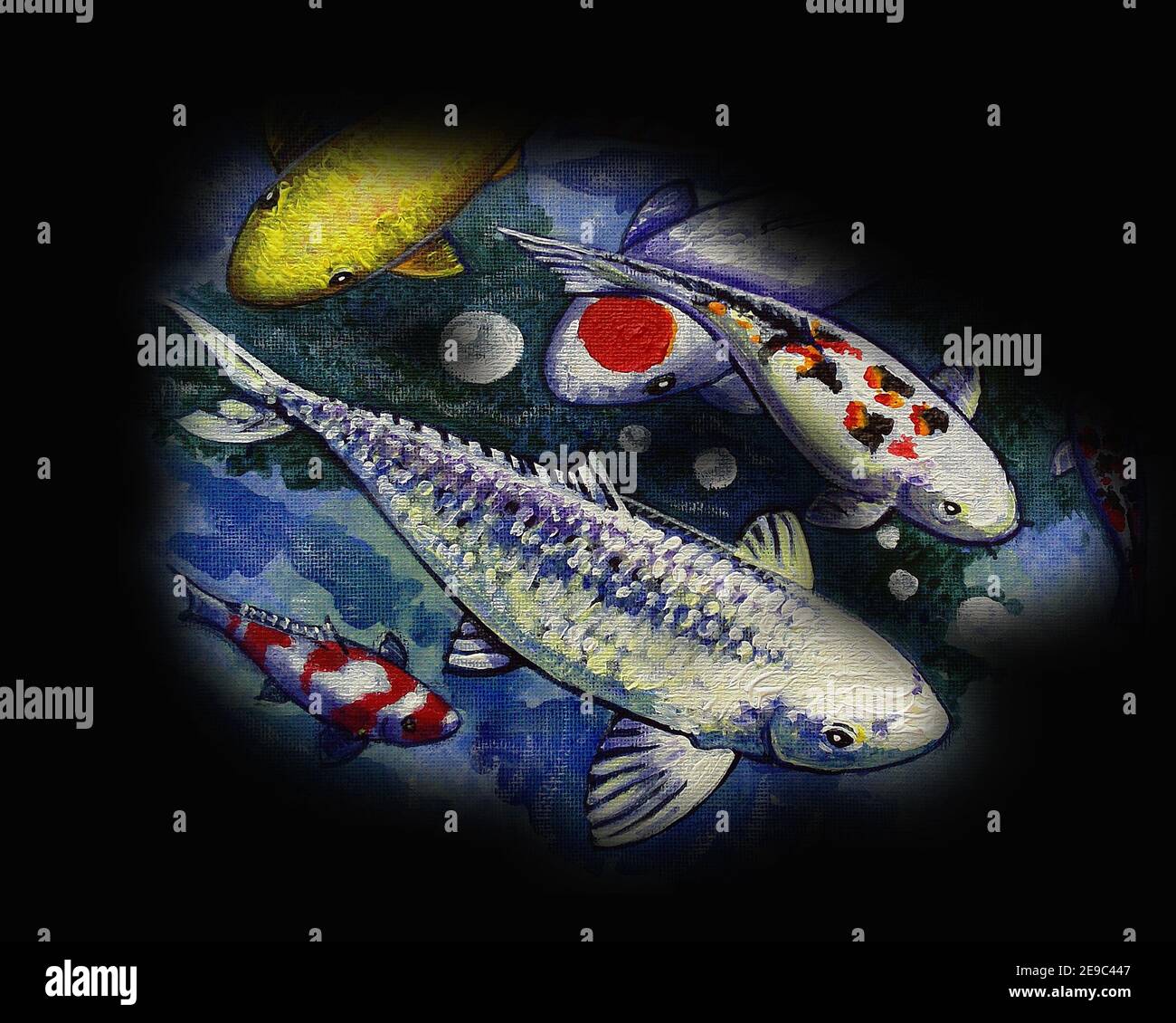 Gemalde Von Fischen Stockfotos Und Bilder Kaufen Alamy
