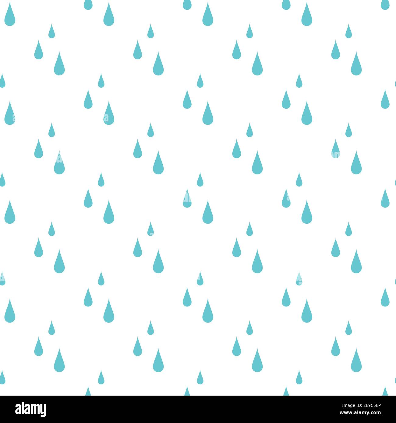 Nahtloses Ornament Mit Blauen Wassertropfen Auf Weissem Hintergrund Natur Flussigkeit Regenmuster Vektorgrafik Cartoon Regen Wetter Tapete Regnerisch Stock Vektorgrafik Alamy