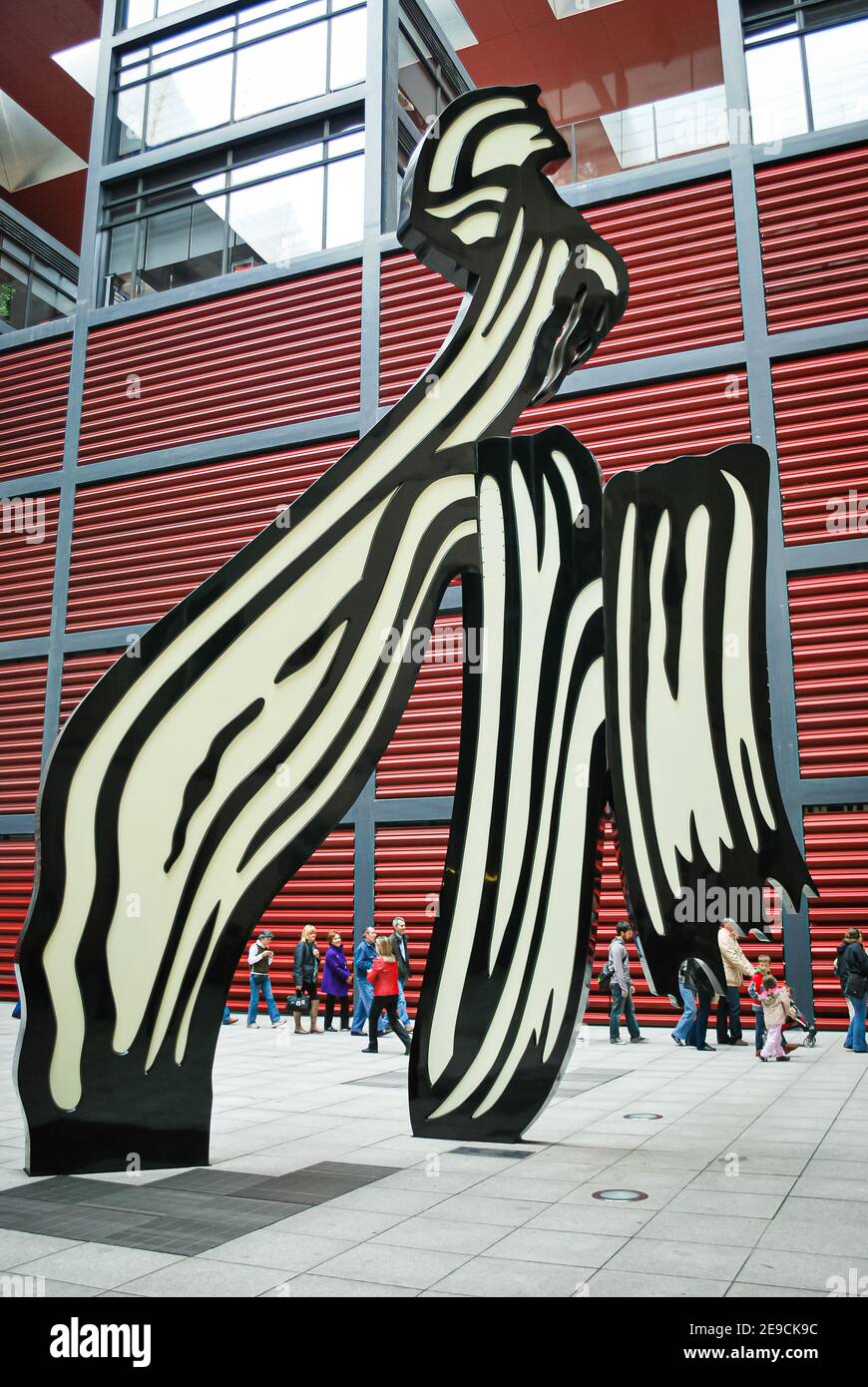 Kunststück außerhalb Museum, Madrid, Spanien Stockfoto