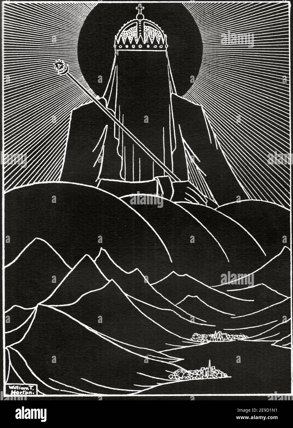 William Thomas Horton - The Unknown (mit Farbumkehr) - 1898 Stockfoto