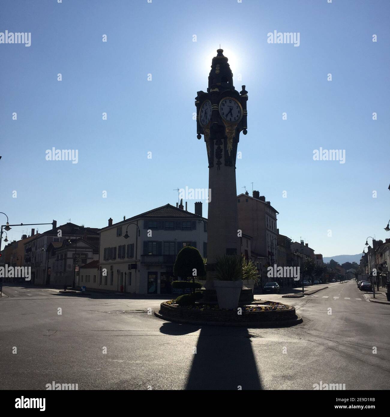 Tassin la demi lune Kreisverkehr Stockfoto