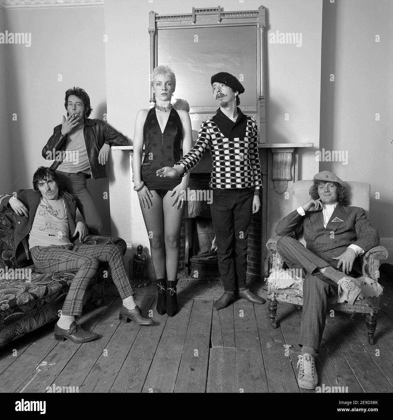 Der Haken. Annie Lennox, Dave Stewart 2/11/ 1977 Stockfoto