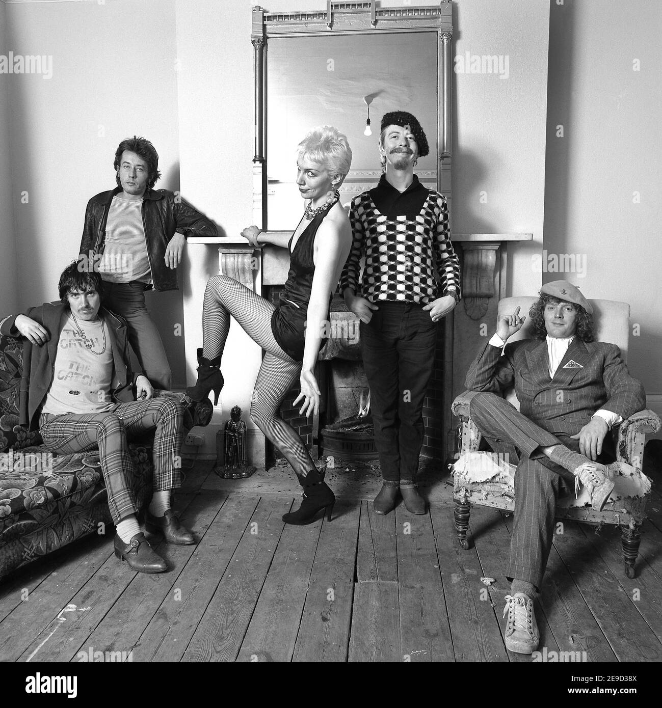 Der Haken. Annie Lennox, Dave Stewart 2/11/ 1977 Stockfoto