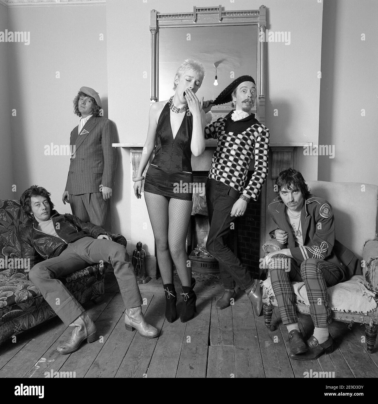 Der Haken. Annie Lennox, Dave Stewart 2/11/ 1977 Stockfoto