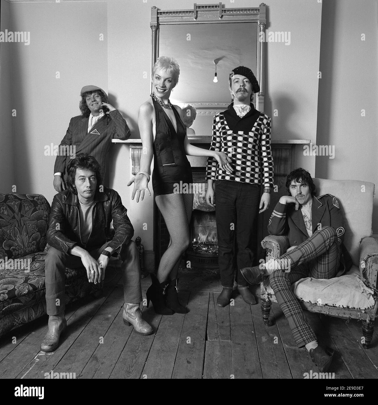 Der Haken. Annie Lennox, Dave Stewart 2/11/ 1977 Stockfoto