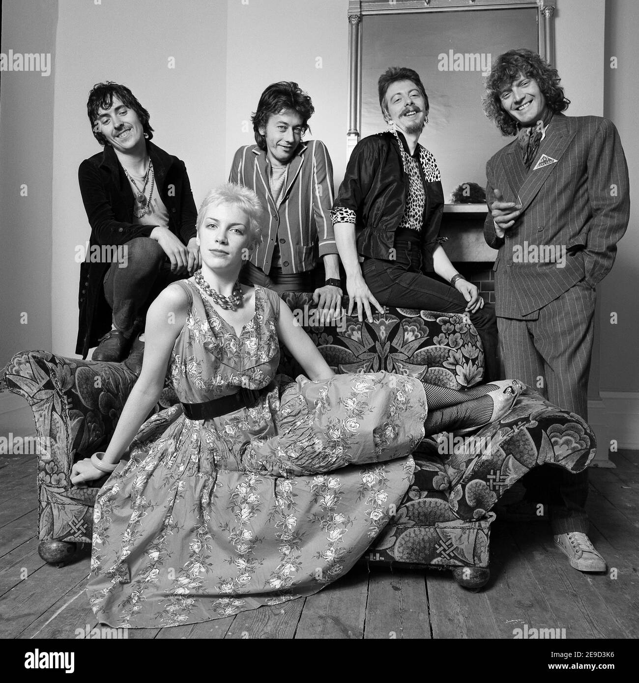 Der Haken. Annie Lennox, Dave Stewart 2/11/ 1977 Stockfoto
