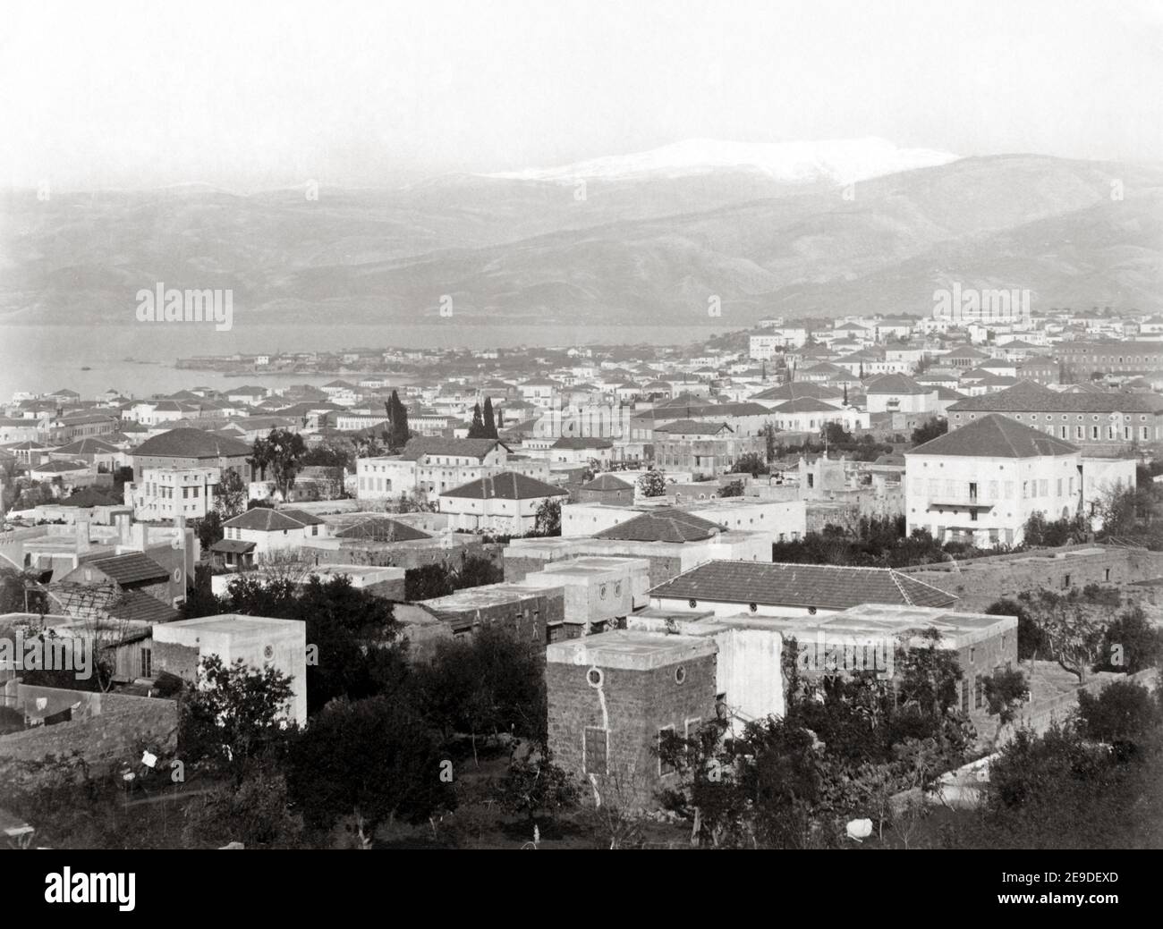 Foto des späten 19th. Jahrhunderts - Ansicht von Beirut, Libanon, c.1880 Stockfoto