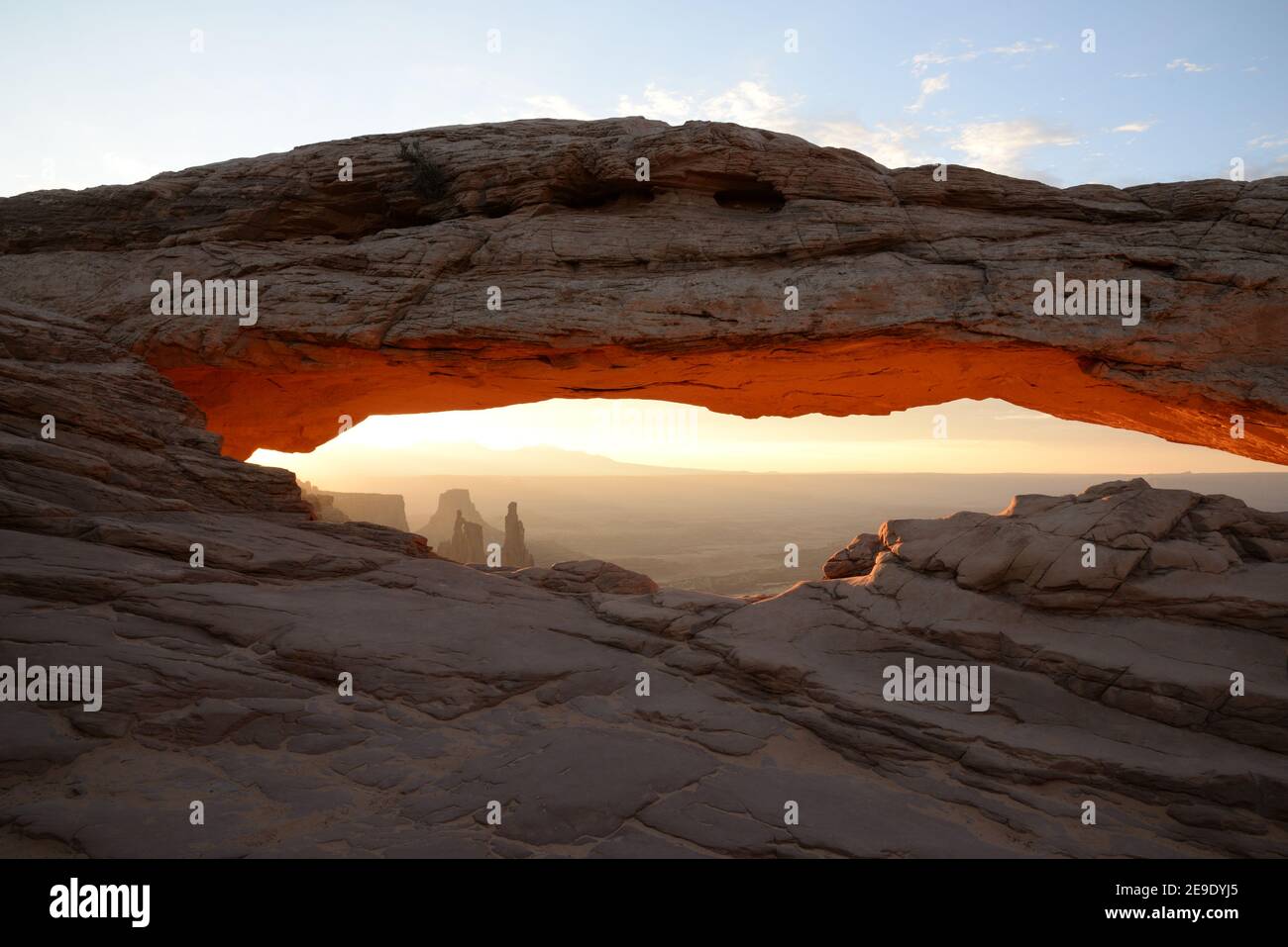 Mesa Arch im Canyonlands National Park, Utah, USA Stockfoto