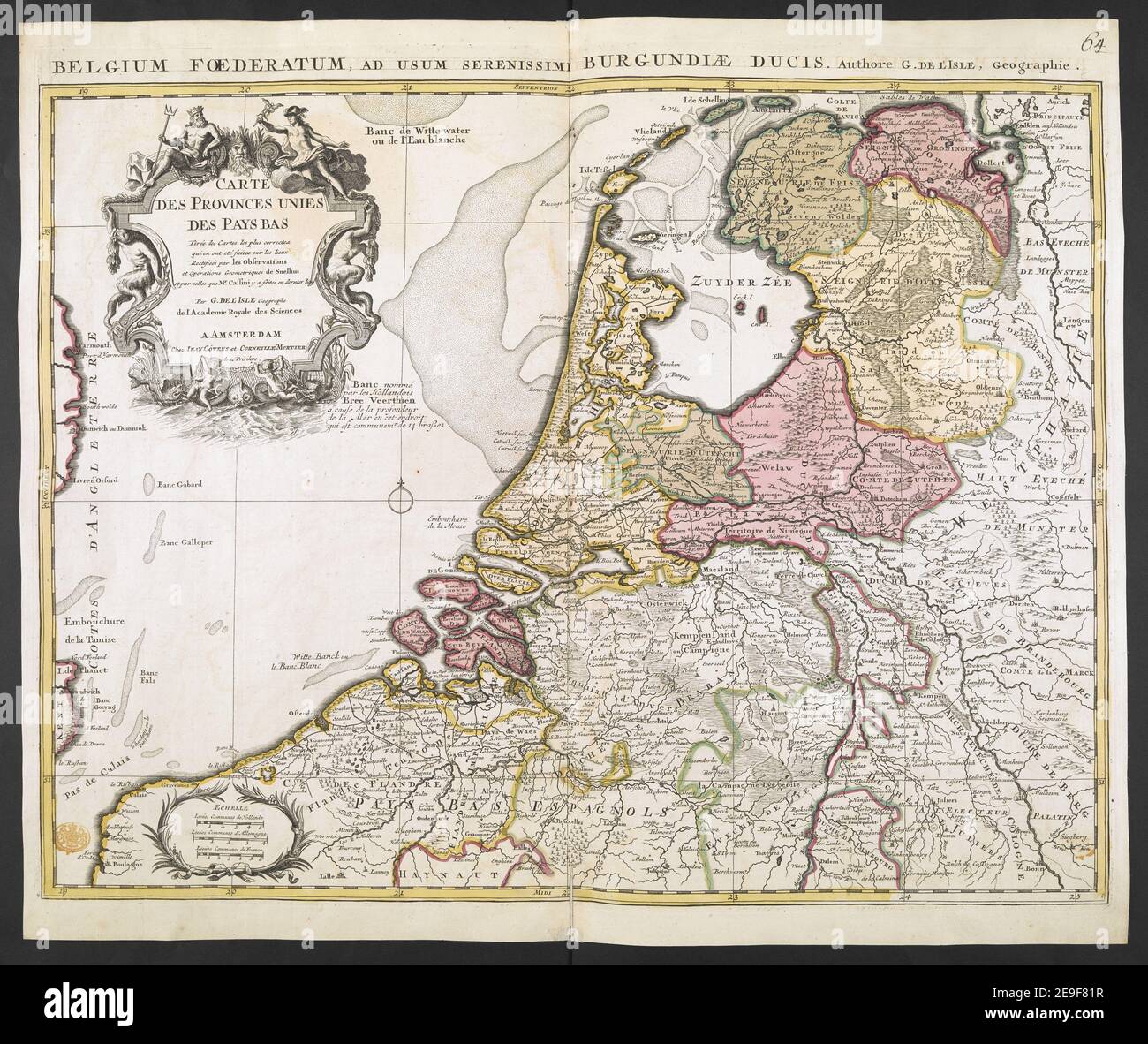 Caerte vanden lande ende Graefschappe van Hollandt Autor Saenredam, Jan Pietersz 106,29. Ort der Veröffentlichung: [Amsterdam?] Verlag: [Unbekannter Verlag] Erscheinungsdatum: [1589] Objekttyp: 1 Karte Medium: Kupferstich Maße: 25,6 x 36,6 cm ehemaliger Besitzer: George III., König von Großbritannien, 1738-1820 Stockfoto