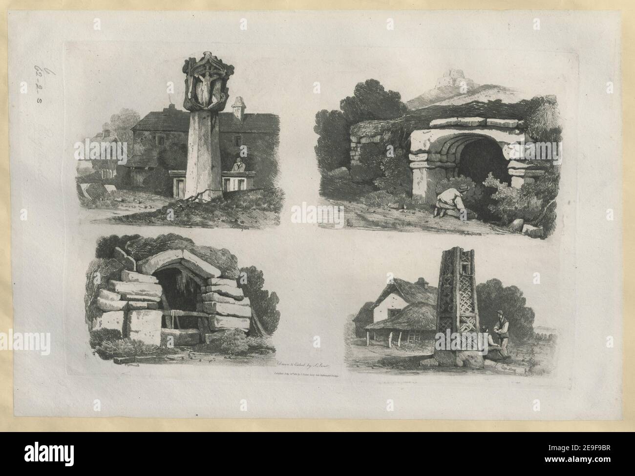 Callington Autor Prout, Samuel 6,62.2.s. Erscheinungsort: [London] Verlag: Erschienen am 20. Juli 1811, von T. Palser, Surry Side Westminster Bridge, Erscheinungsdatum: [1811] Objekttyp: 1 Print Medium: Soft-ground etching Maße: Platemark 29,4 x 43,7 cm. Ehemaliger Besitzer: George III., König von Großbritannien, 1738-1820 Stockfoto