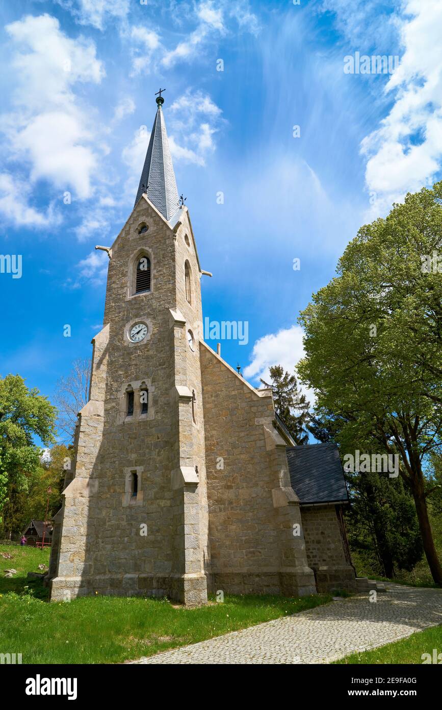 Bergkirche in Schierke im Nationalpark Harz in Deutschland Stockfoto