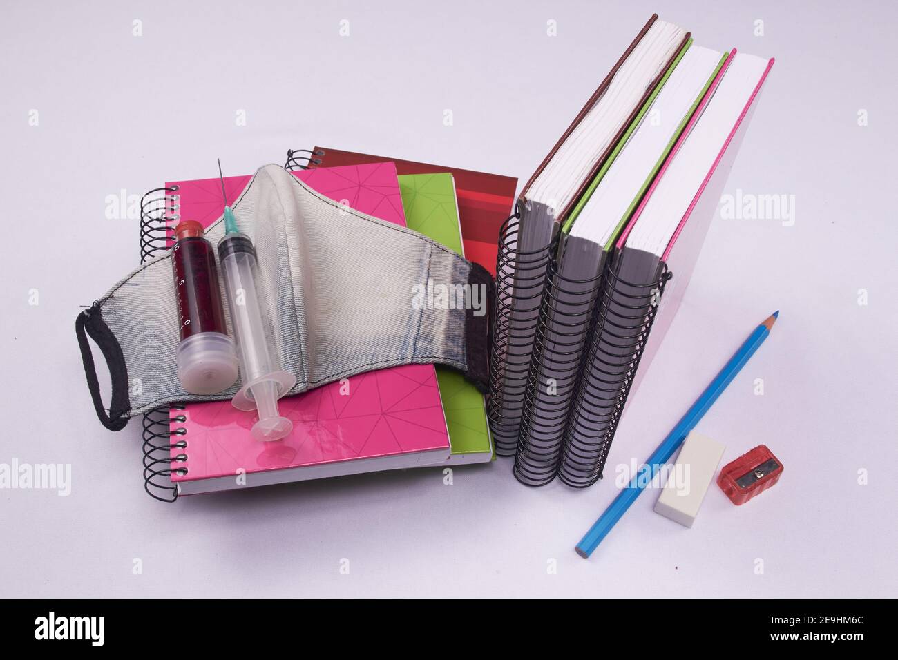IMPFSTOFF IN SCHULEN Stockfoto