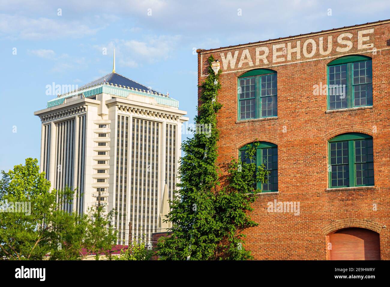 Alabama Montgomery RSA Gebäude Hochhaus Wolkenkratzer Bürogebäude Lager, Stockfoto