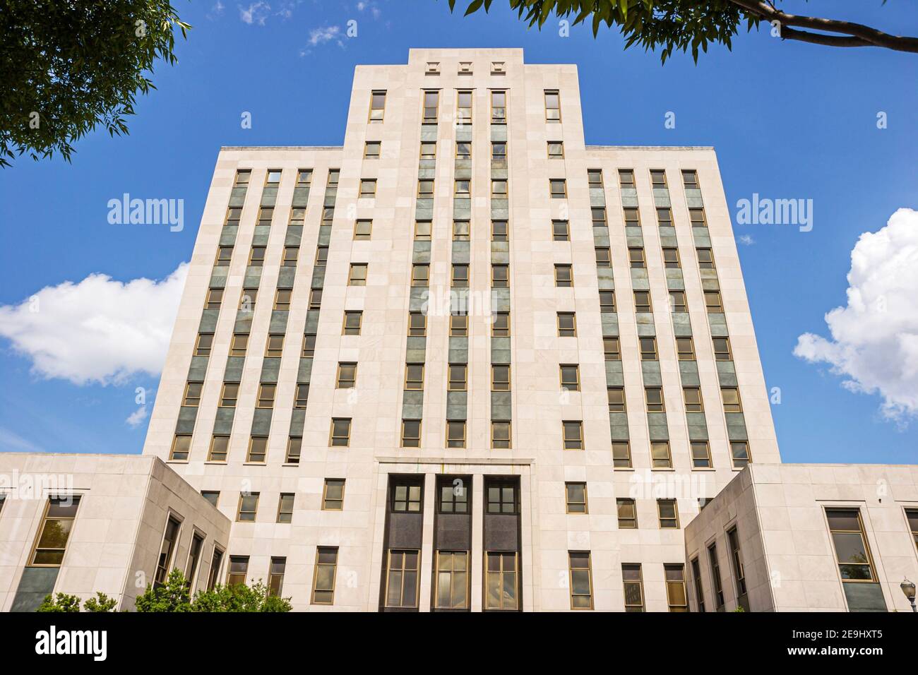 Birmingham Alabama, Rathaus Gebäude, lokale Regierung, außen Vordereingang, Stockfoto