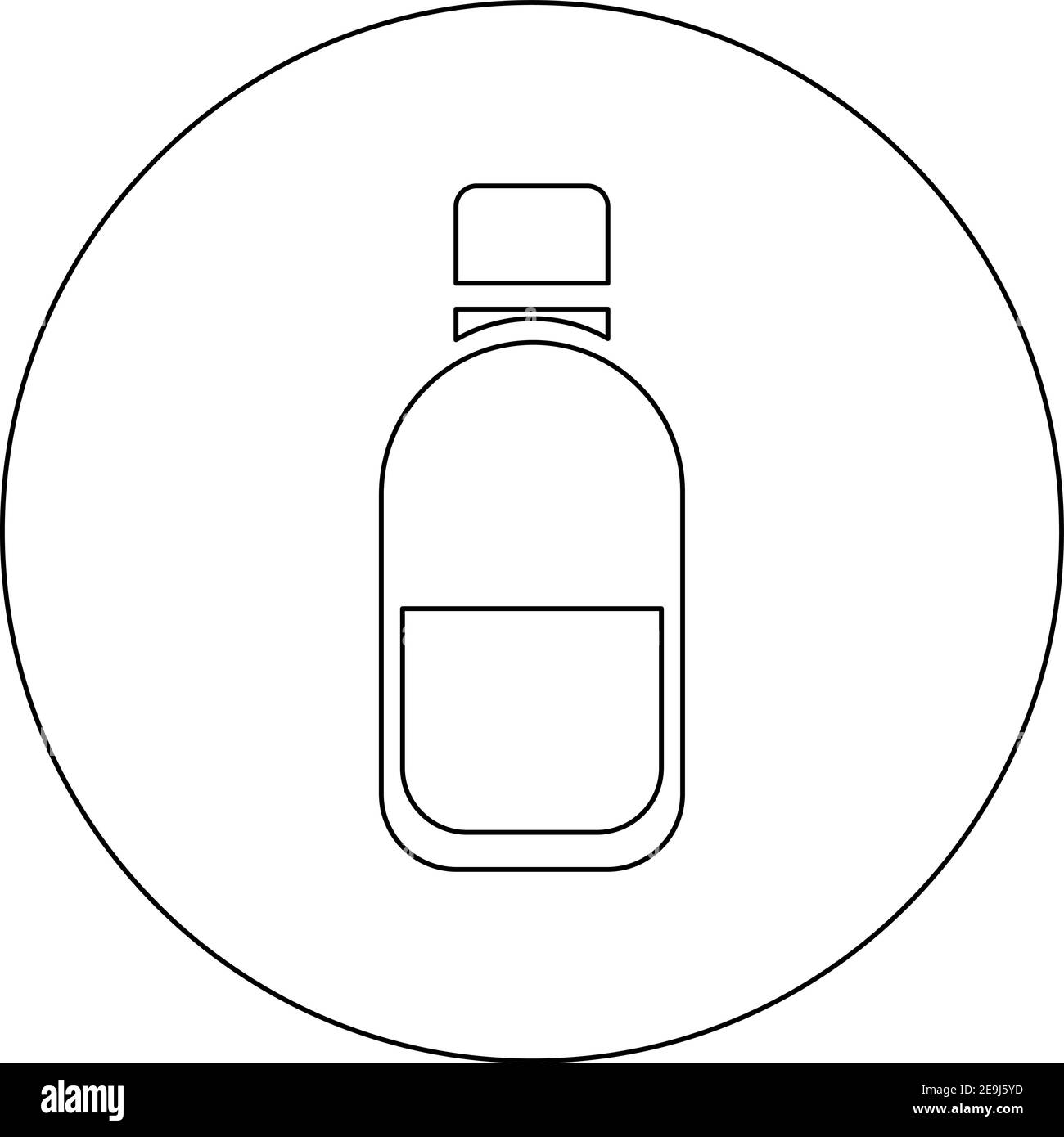 Wasserflasche, Illustration, Vektor auf weißem Hintergrund. Stock Vektor