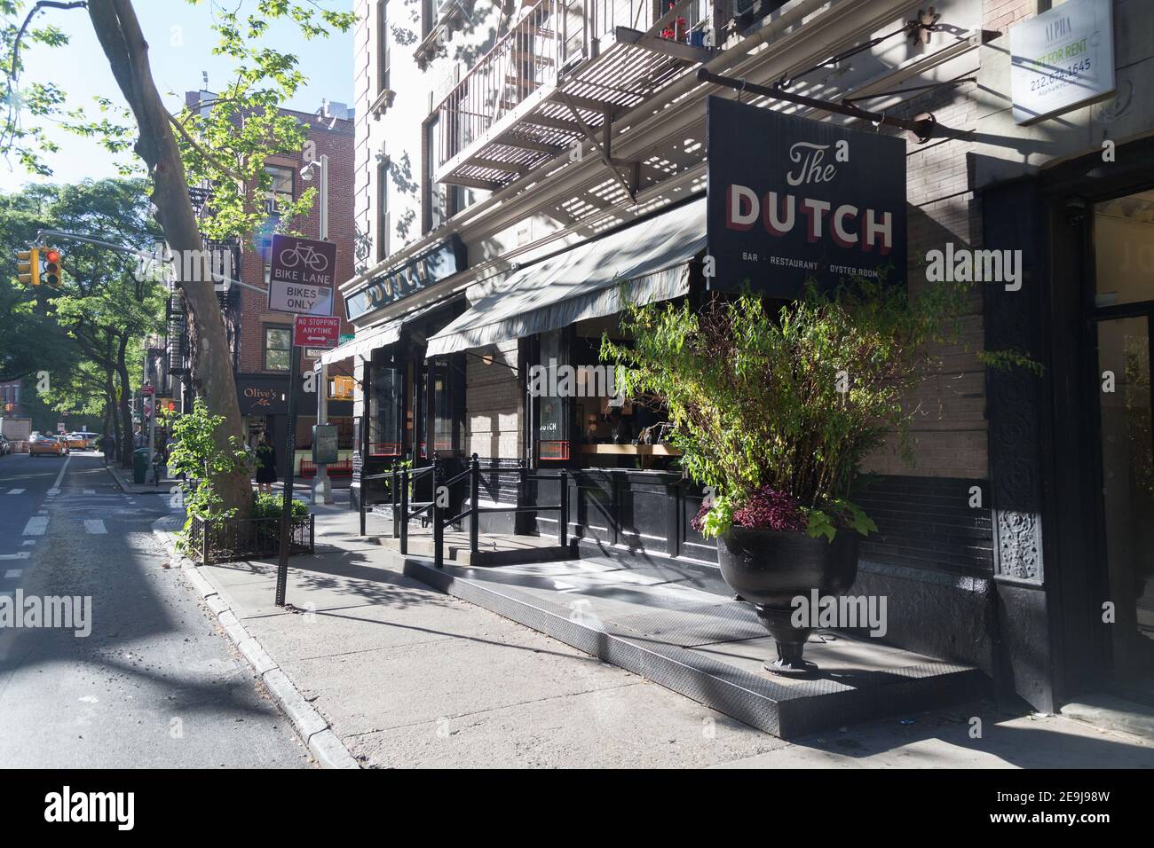 Soho, New York City NY, USA das niederländische Restaurant in Soho Stockfoto