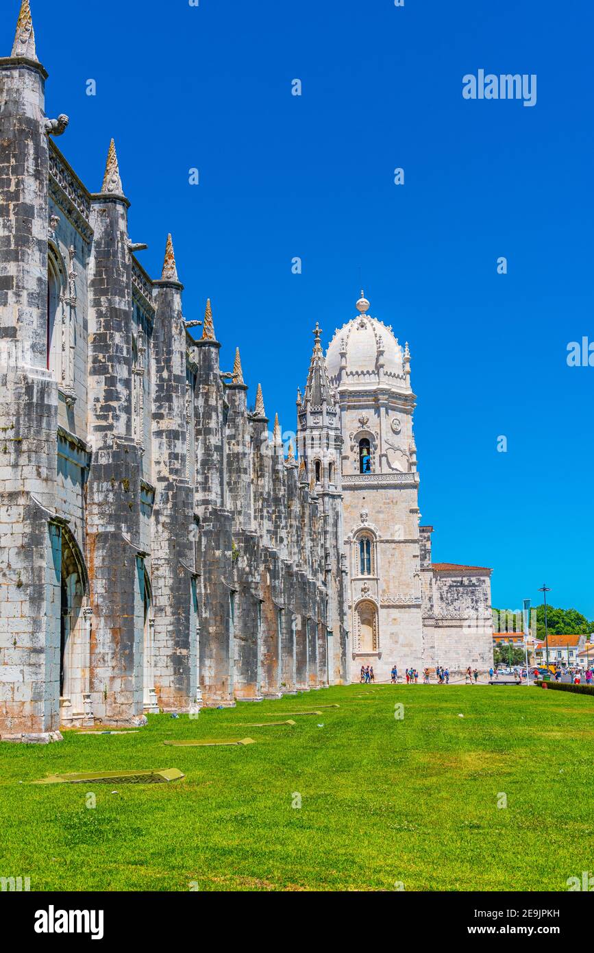 Stilvolle Mosteiro Dos Jernimos Lissabon Portugal Ebenbild