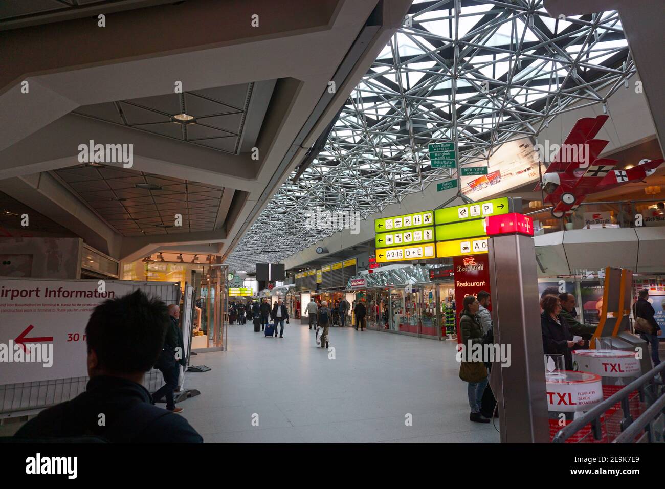 Berlin, Deutschland - Flughafen Tegel Stockfoto