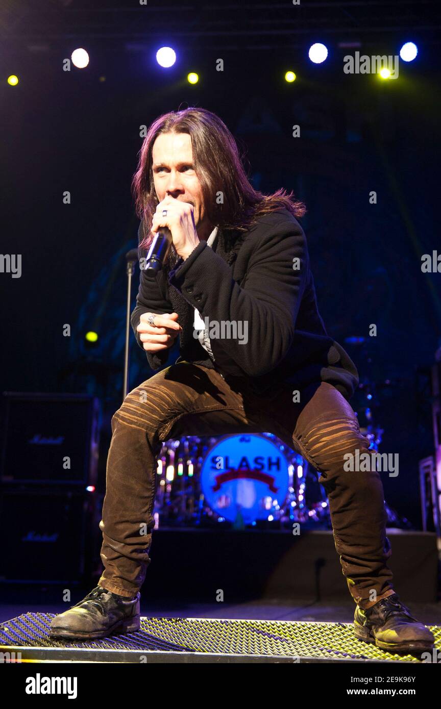 Myles Kennedy spielt live auf der Bühne, O2 Academy, Brixton, London Stockfoto