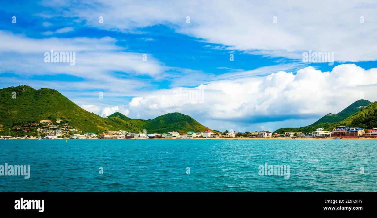 Grand Case auf der Insel Saint Martin in der Karibik Stockfoto