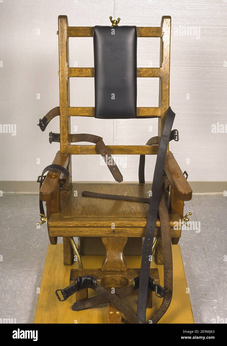 JARRATT, VIRGINIA, USA - elektrischer Stuhl zur Todesstrafe im Greensville  Correctional Center, für die Todesstrafe Stockfotografie - Alamy