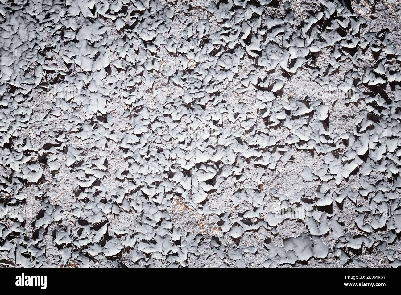 Grungy alten Hintergrund. Gesprungene Farbstruktur. Peeling Farbe Grunge Textur. Stockfoto